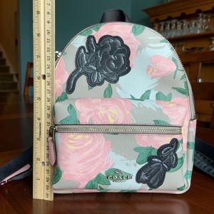 Coach Mini Charlie Camo Rose Floral